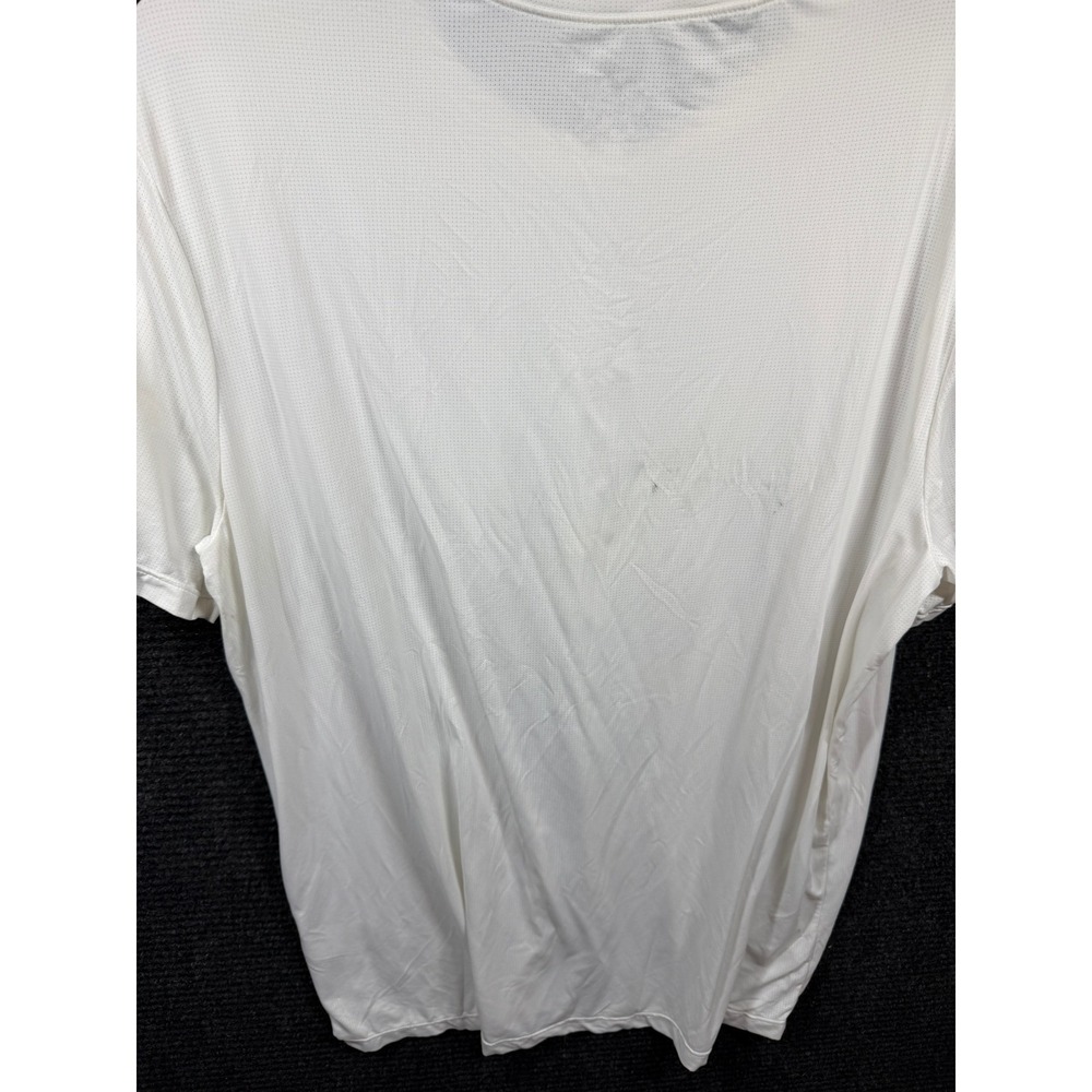 32 Degrees Cool Mens White Short Sleeve Performance Mesh T-Shirt Size Large - Picture 3 of 4